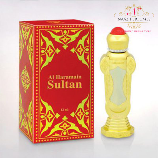 Sultan 12 ml Concentrated Perfume Oil / Attar By Al Haramain Perfumes Dubai