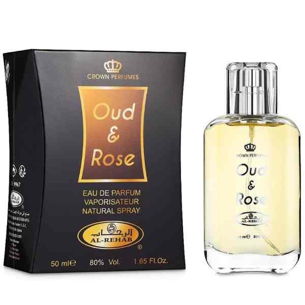 Oud & Rose EDP - 50ML  By Al Rehab